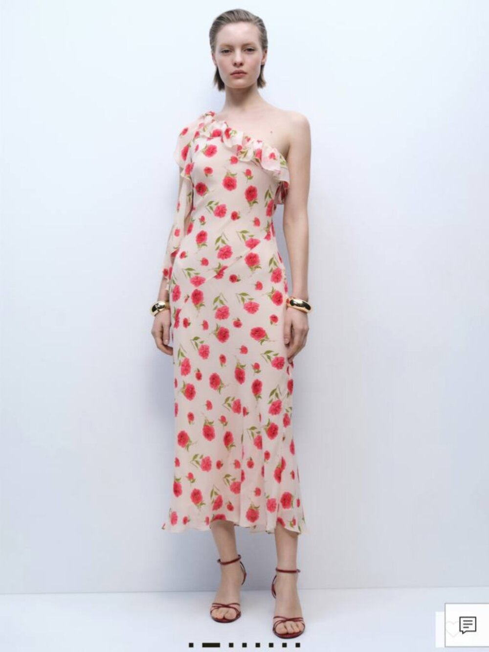 Mango Floral Ruffled Dress - Picture 2 of 9